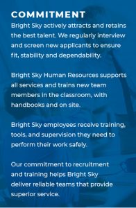 Bright Sky commitment