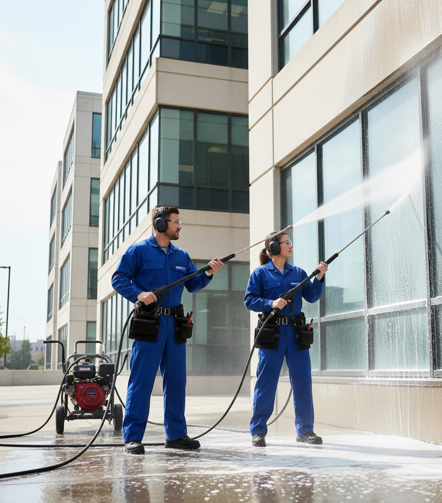 Bright Sky • commercial pressure washing Illinois