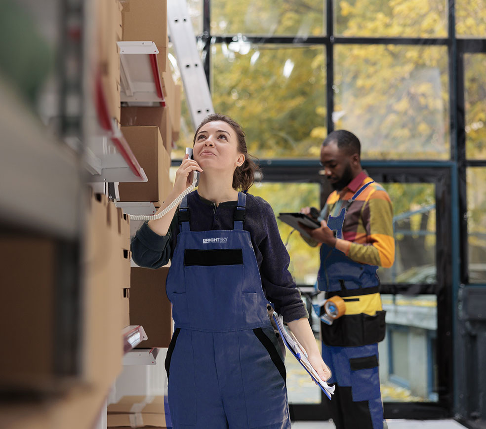 Bright-Sky-commerical-building-industry-workers Bright Sky commercial building warehouse workers