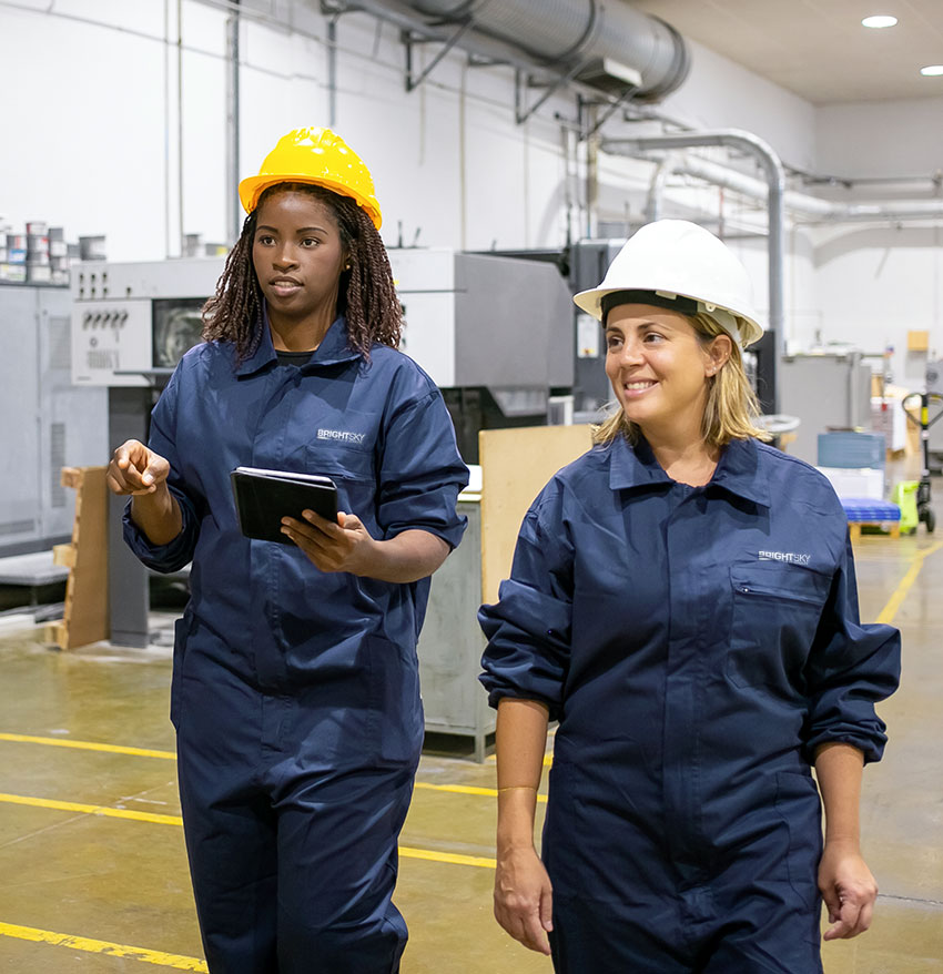 Bright Sky industrial staffing and facility maintenance workers